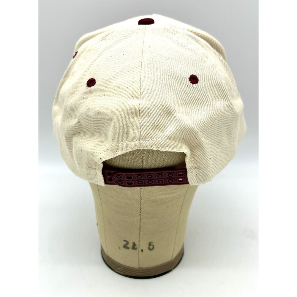 Vtg 90’s New Orleans Bourbon Street Burgundy Cream Snapback Trucker Hat NWOT - Picture 6 of 9